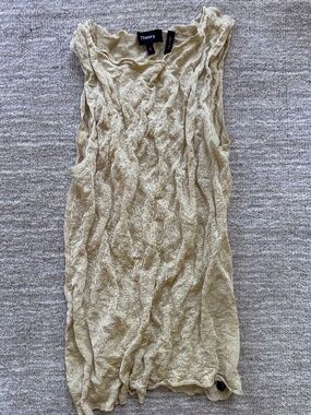 Theory Women's top Gold, Small